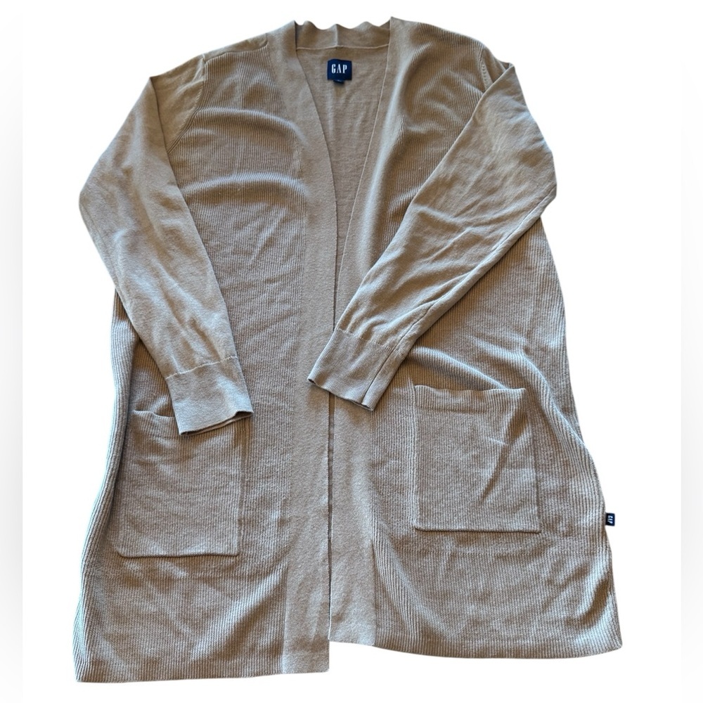 GAP Women's Beige Cardigan Sweater L